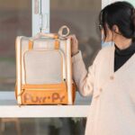 Portable Cat Travel Carrier Backpack 2 Color Cat Bag - Image 5
