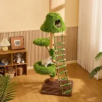 Green Sky Ladder Cloud Climber Cat Tree - Image 2