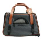 Cat Carrier Bag Foldable Tote 3 Color Handbag - Image 10