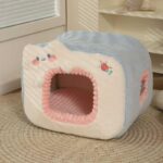 Warm Cat Litter 2 Color Cat Bed Cave - Image 4