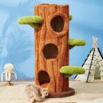 Luxury Cat Tree Looks Like Tree Tall Climbing Frame - Image 9