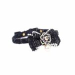 Camellia Cat Collar with Pearls - Image 6
