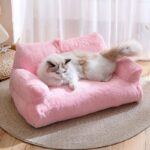 Cat Sofa Bed Washable Fluffy 4 Color Couch - Image 4