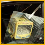 School Bus Carrier With Wheels Trolley for 2 Cats - Image 8