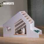 Modern Pet Wooden Furniture Cat House Bed