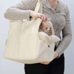 Cat Carrier Outdoor Travel Warm Tote Bag - Image 8
