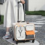 Cat Rolling Carrier Backpack With Wheels Trolley Bag - Image 14