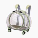 Transparent Cat Trolley With Wheels Rolling Carrier - Image 16