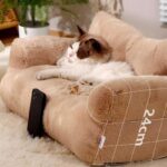Cat Sofa Bed Washable Fluffy 4 Color Couch - Image 13