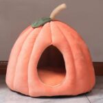 Pumpkin Cat Bed Sleeping House 3 Color Cat Cave - Image 7