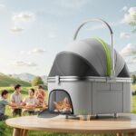 L9 Foldable Cat Carrier Stroller with Wheels - Image 10