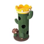 Deluxe Large Cactus Solid Cat Tree Climbing Frame - Image 15