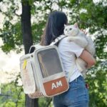 Cat Carrier Backpack Expandable Bag with Wheels - Image 4