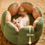Kennel Flower Cat Bed Nest Washable 3 Color Cushion - Image 4