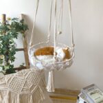 Cat Hammock Nest Handmade Cotton Rope Swing Bed - Image 8