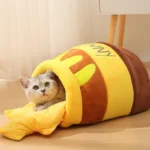 Honey Jar Cat Sleeping Bag Four Seasons Bed Cave - Image 3