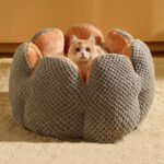 Kennel Flower Cat Bed Nest Washable 3 Color Cushion - Image 13