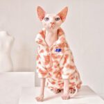 Pink Leopard Print Sphynx Cat Sweatshirt Clothes - Image 5