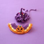 Halloween Cat Collar Handmade Hats Pumpkin Costume - Image 12