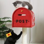 Cute Postbox Cat Climbing Frame Bed All In One Cat Tree - Image 8