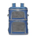 Double Layer Cat Carrier Bag With Wheels 4 Color Backpack - Image 6