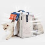 Japanese Style Cat carrier Backpack Expandable Bag - Image 2