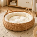 Pure Manual Wicker Cat Bed Four Seasons General - Image 15