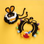 Halloween Cat Collar Handmade Hats Pumpkin Costume - Image 20