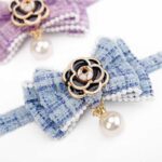 Camellia Cat Collar with Pearls - Image 4