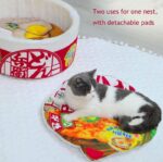 Instant Noodle Cat Bed House Detachable Cushion - Image 2