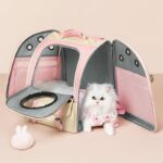 Cute Cat Carriers Foldable 3 Color Bubble Backpack - Image 4