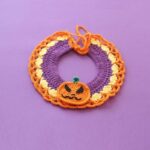 Halloween Cat Collar Handmade Hats Pumpkin Costume - Image 3