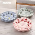Clouds Petals Cat Bed 3 Colors Adjustable Mat