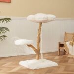 Clouds Deluxe Solid Wood Cat Tree Climbing Frame - Image 3