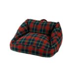 Vintage Plaid Cat Sofa Square Cat Bed - Image 11