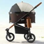 Three-wheeled Cat Carrier Rolling Stroller - Image 3