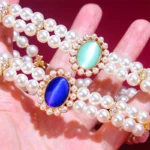 Retro Gemstone Cat Collar Accessory - Image 10