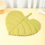 Cat Bed Mat Leaf Shape Washable Double-sided Use - Image 10