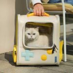 Game Retro Cat Backpack Expandable Carrier Bag - Image 9