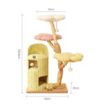 Flower Large Cat Climbing Frame Luxury Cat Tree - Image 12