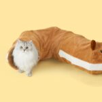 Bear Warm Cat Tunnel Foldable Cat Bed - Image 6