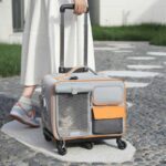 Cat Rolling Carrier Backpack With Wheels Trolley Bag - Image 16