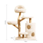 Flower Large Cat Climbing Frame Luxury Cat Tree - Image 17