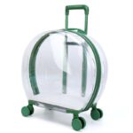 Transparent Cat Trolley With Wheels Rolling Carrier - Image 12