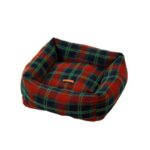 Vintage Plaid Cat Sofa Square Cat Bed - Image 13