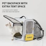 Cat Carrier Backpack Foldable Expandable 2 Color Bag - Image 5