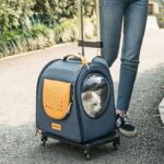 HiAnimal Cat Carrier on Wheels 2 Color Backpack - Image 3