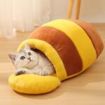 Honey Jar Cat Sleeping Bag Four Seasons Bed Cave - Image 5