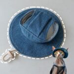 Hairless Cat Clothes Devon 16 Color Sunscreen Sun Hat - Image 20