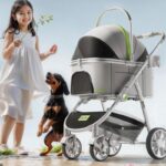 L9 Foldable Cat Carrier Stroller with Wheels - Image 4